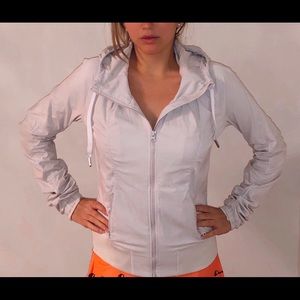 Lululemon Spandex Hooded Zip-Up Jacket